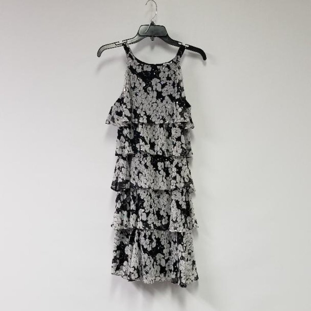 Scarlett Nite floral, flouncy and sparkly dress